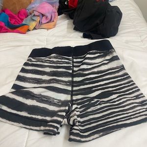 Black and White Nike Spandex